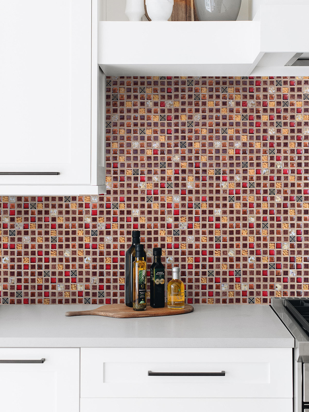 white countertop backsplash tile BA1105