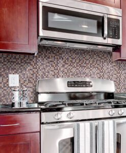 BA1150-kitchen-Brown Red Beige Glass Kitchen Backsplash Tile