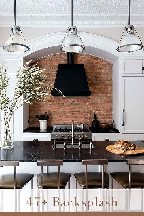 Brick Backsplash