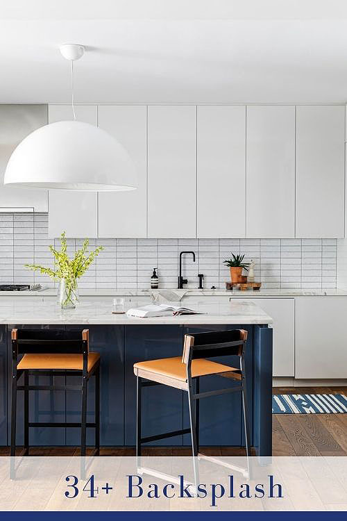 White Tile Backsplash with Black Grout1