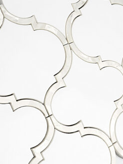 Mother of Pearl Waterjet White Mosaic Backsplash Tile BA7008 13