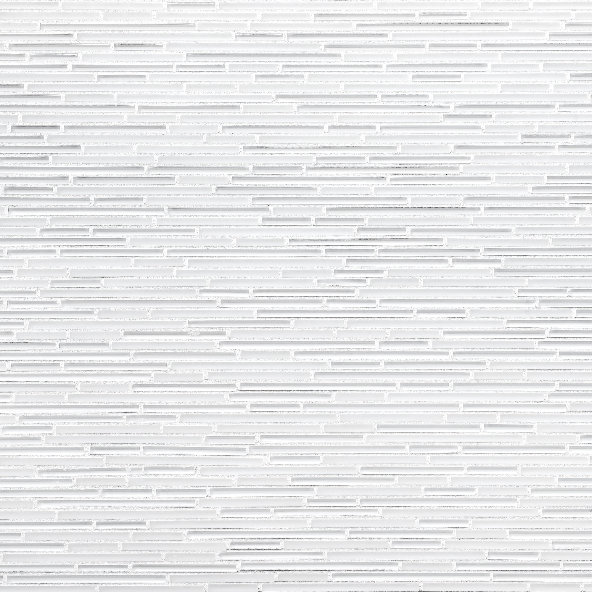 Modern White Thin Glass Mosaic Backsplash tile BA1164 6