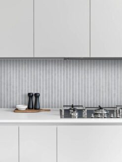 Modern White Kitchen Countertop Long Backsplash Tile BA4503