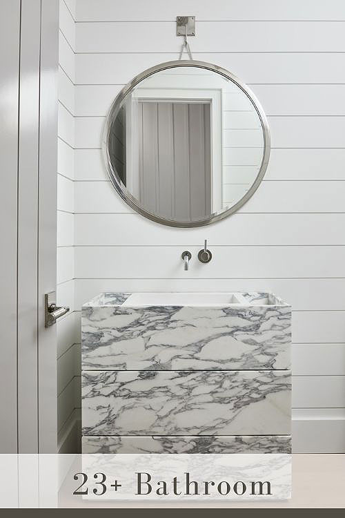 Shiplap Bathroom Backsplash