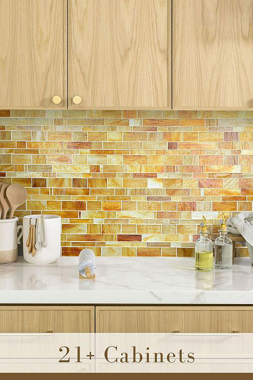 Backsplash for Modern Cabinets