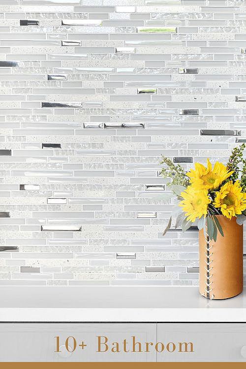 Backsplash for Small Bathroom